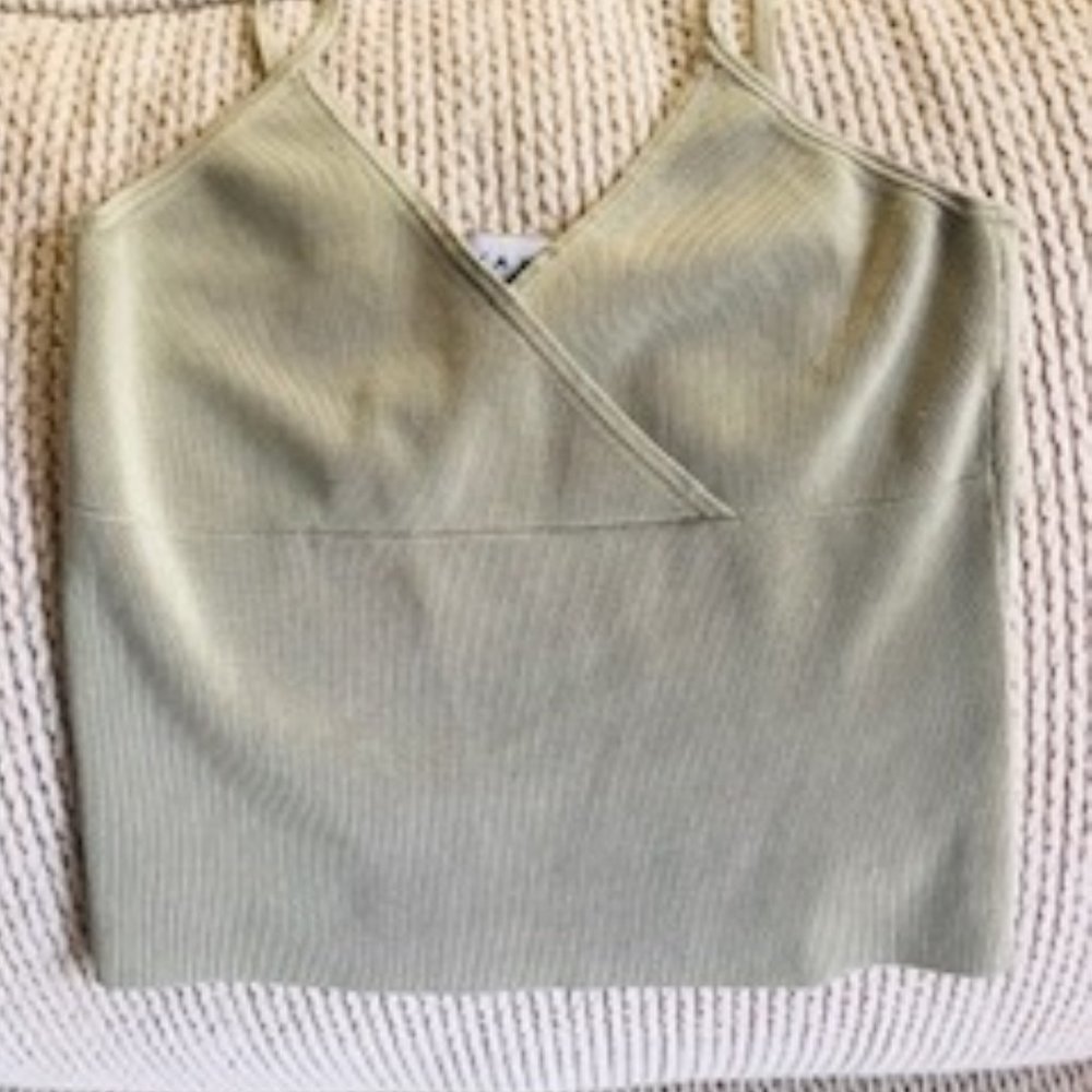 Wayne Roger's Silk Blend Cropped Top